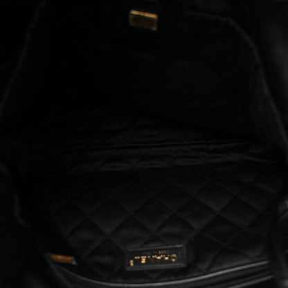 Chanel Shiny Calfskin Quilted Small Chanel 22 Black 6 of 11