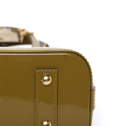 Louis Vuitton Vernis Alma BB Vert Olive 10 of 10