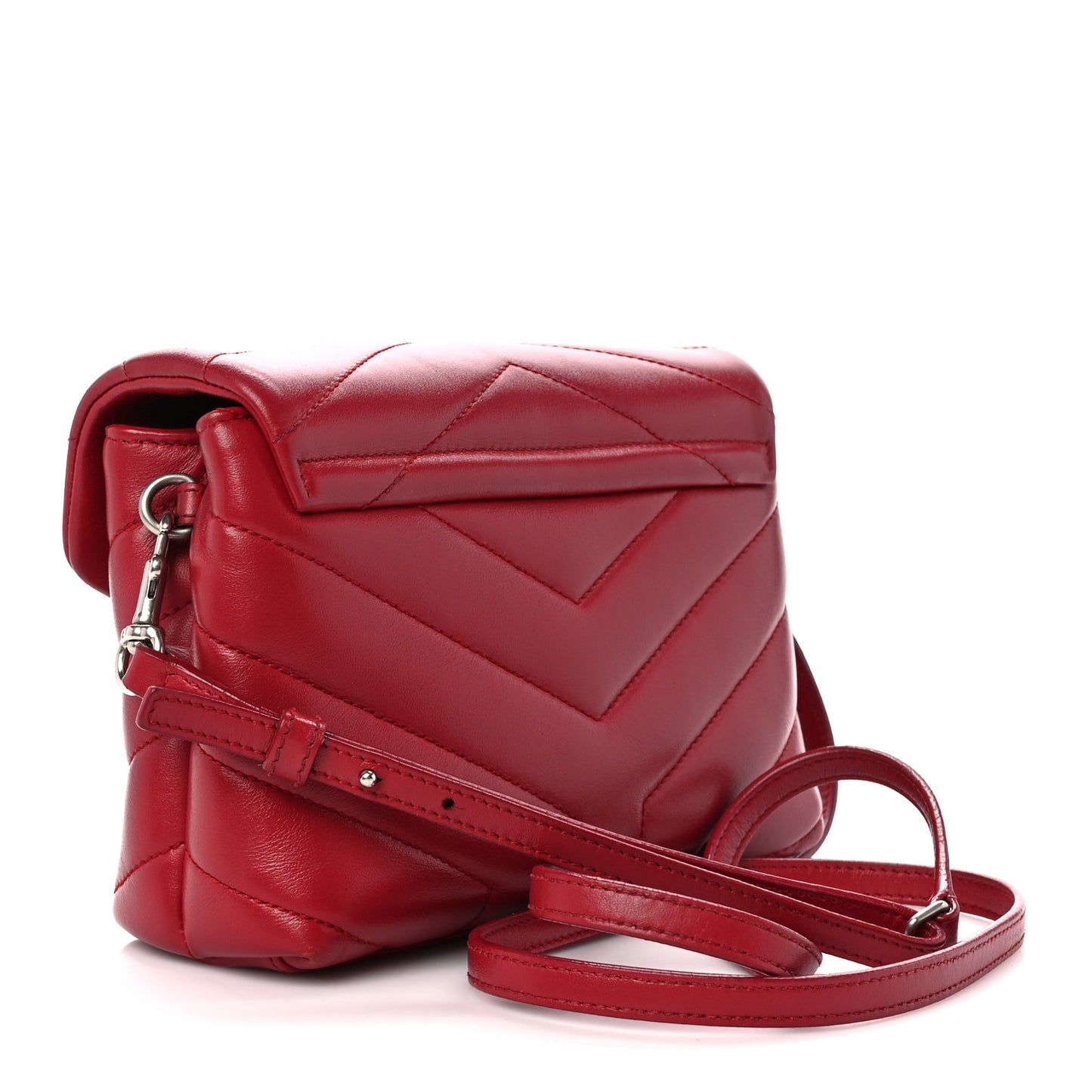 Calfskin Y Quilted Monogram Toy Loulou Crossbody Bag New Lipstick
