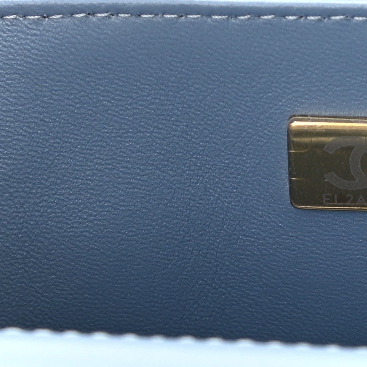 Chanel Denim Quilt Print Mini Rectangular Flap Light Blue 7 of 11