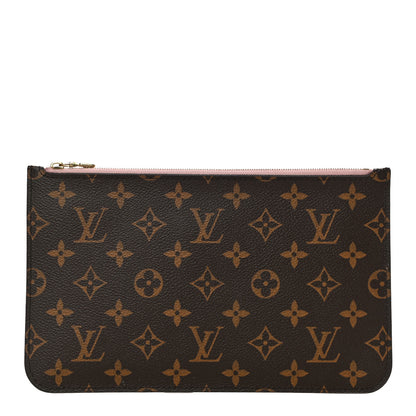 Louis Vuitton Monogram Neverfull MM GM Pochette Rose Ballerine 1 of 11