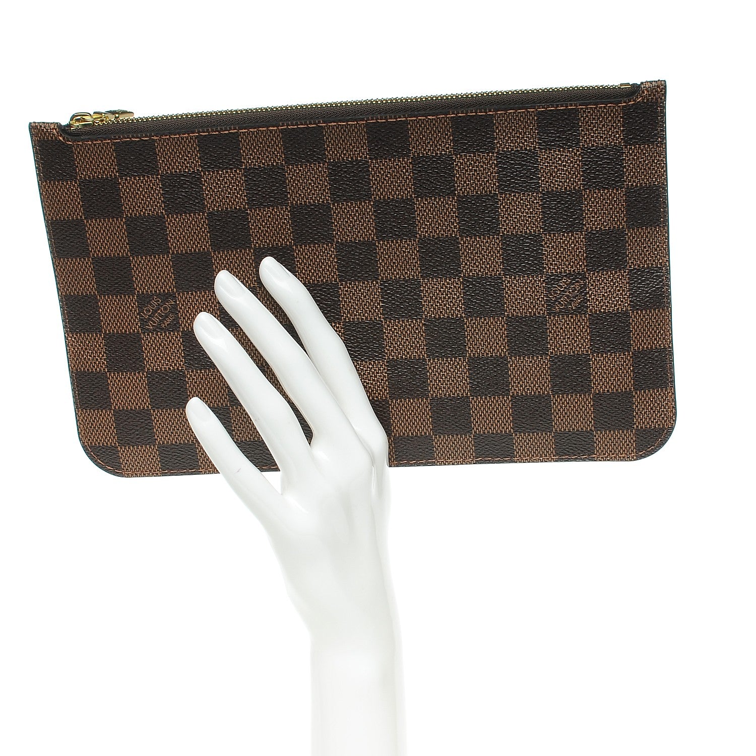 Louis Vuitton Damier Ebene Neverfull MM GM Pochette 2 of 7