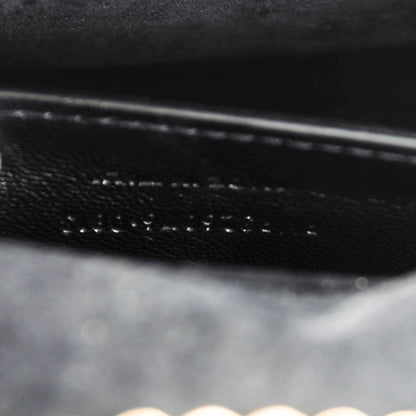 Saint Laurent Patent Small Classic Monogram Tassel Satchel Black 8 of 8
