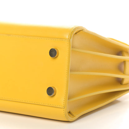 Saint Laurent Grained Calfskin Baby Sac De Jour Yellow 7 of 14