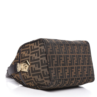 Fendi Zucca Cuoio Lucido Medium Chef Boston Tobacco Moro 4 of 17