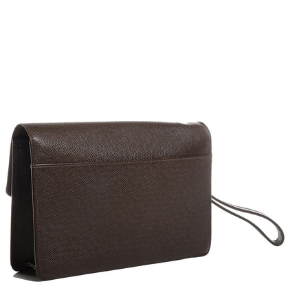 Louis Vuitton Taiga Selenga Pochette Grizzli 3 of 7