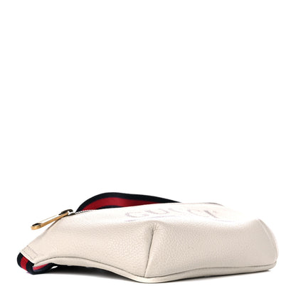 Gucci Grained Calfskin Small Logo Belt Bag White 4 of 12