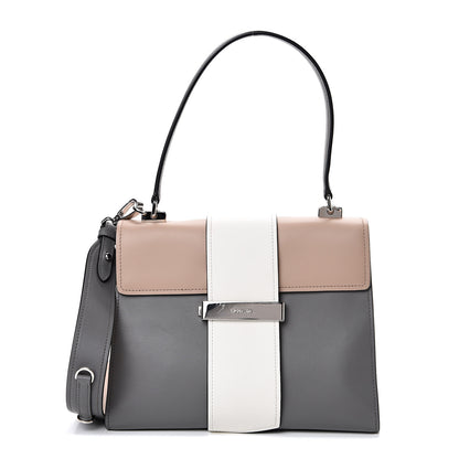 Prada City Calf Ribbon Shoulder Bag Cammeo Bianco Marmo 1 of 12