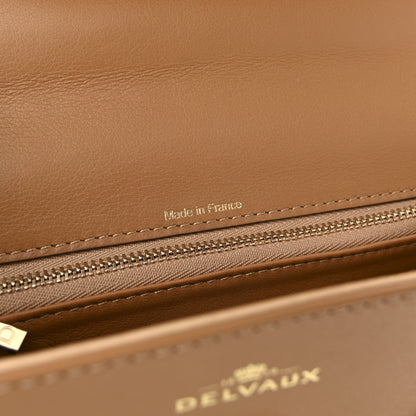 Delvaux Calfskin MM Tempete Satchel Camel 7 of 10