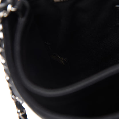 Chanel Aged Calfskin Quilted Crossbody Bag Black 9 of 10