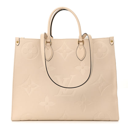 Louis Vuitton LOUIS VUITTON Empreinte Monogram Giant Onthego GM Creme 1 of 11