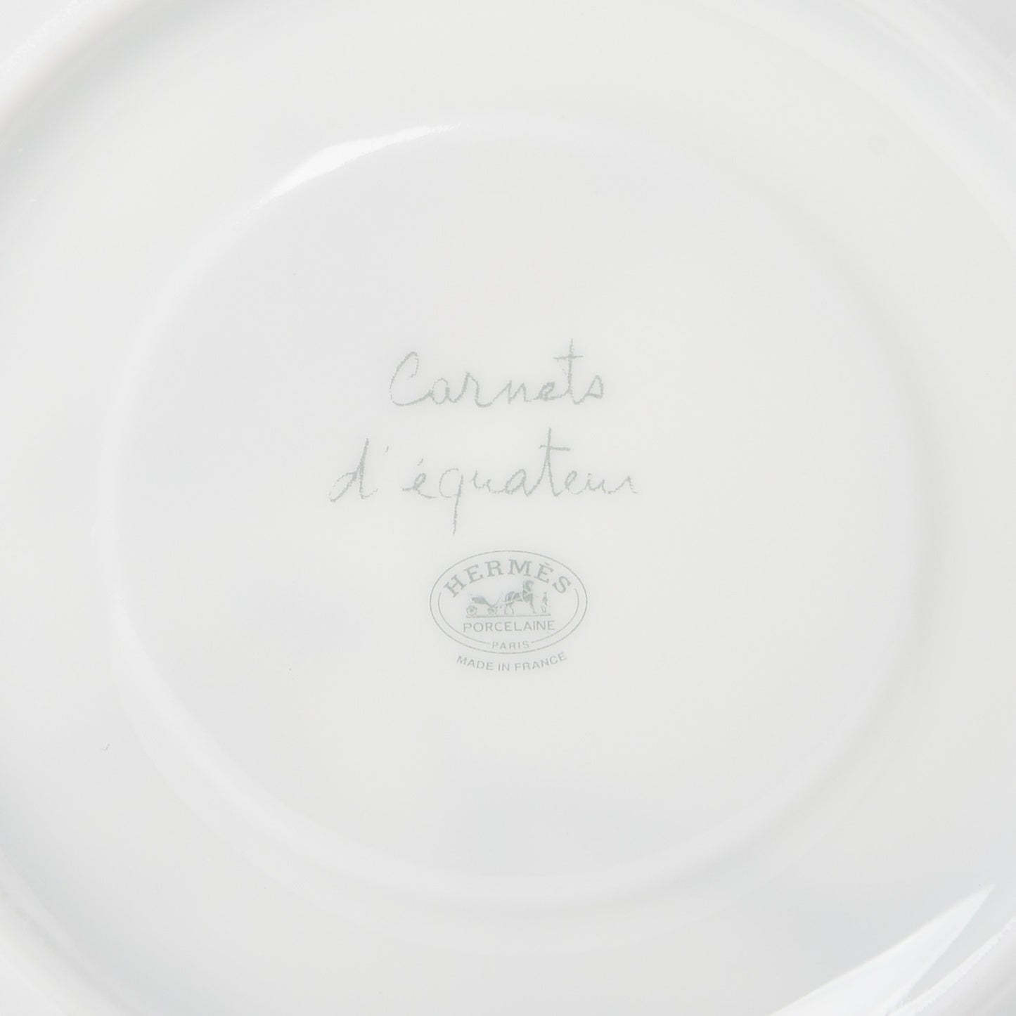 Porcelain Carnets d'Equateur Tea Cup and Saucer