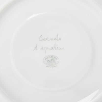 Hermes Porcelain Carnets d'Equateur Tea Cup and Saucer 11 of 11