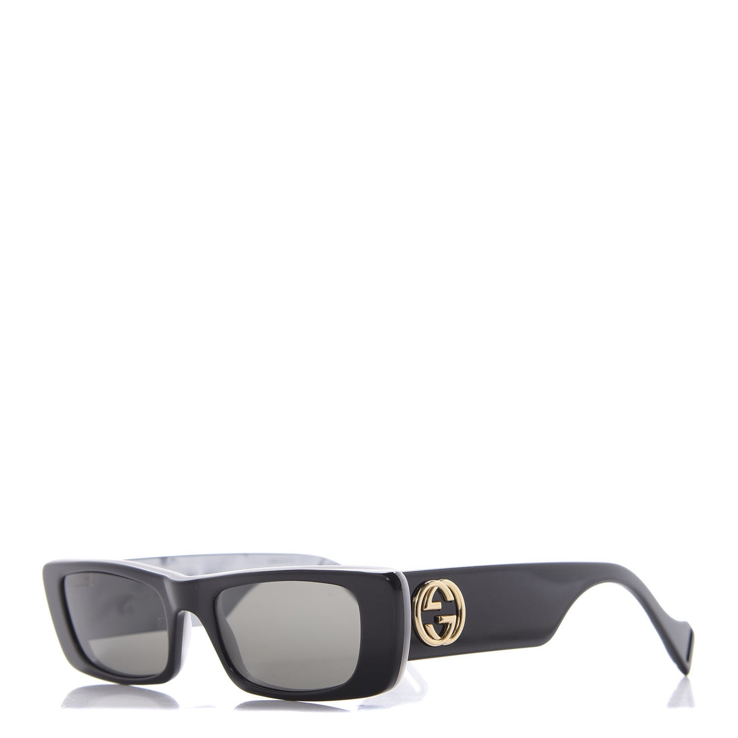 Acetate Rectangular Sunglasses GG0516S Black