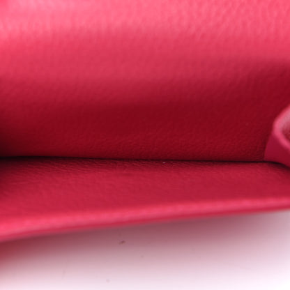 Louis Vuitton Calfskin Lockmini Wallet Hot Pink 5 of 8