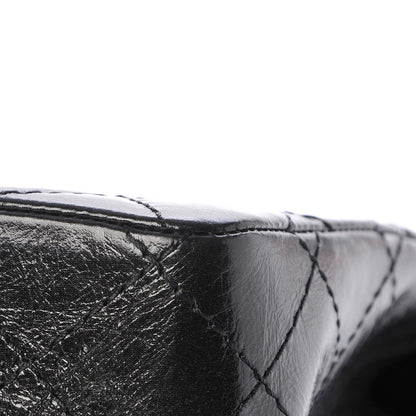Chanel Glazed Calfskin Quilted 2.55 Reissue 226 Flap So Black 16 of 18