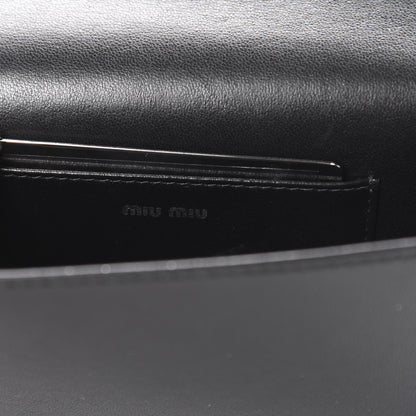 Miu Miu Nappa Matelasse Chain Shoulder Bag Black 8 of 10