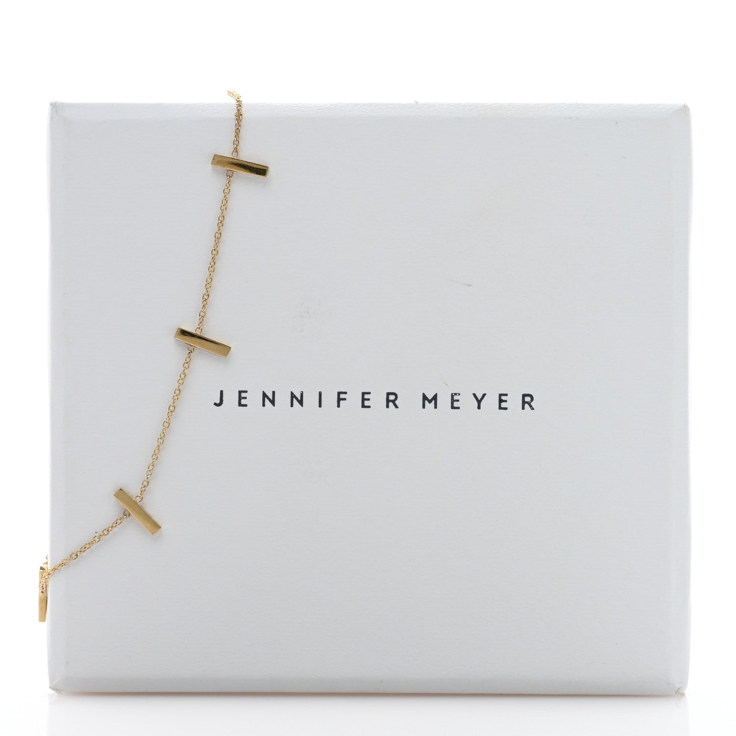 Jennifer Meyer 18K Yellow Gold Cross Bar Bracelet 4 of 4