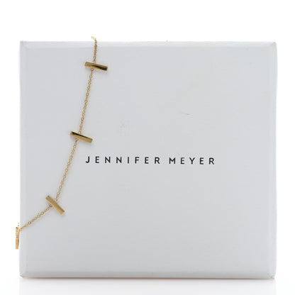 Jennifer Meyer 18K Yellow Gold Cross Bar Bracelet 4 of 4