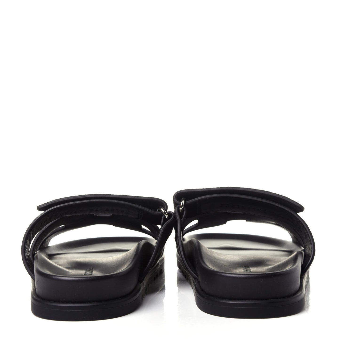 Suede Goatskin Womens Chypre Sandals 36 Black