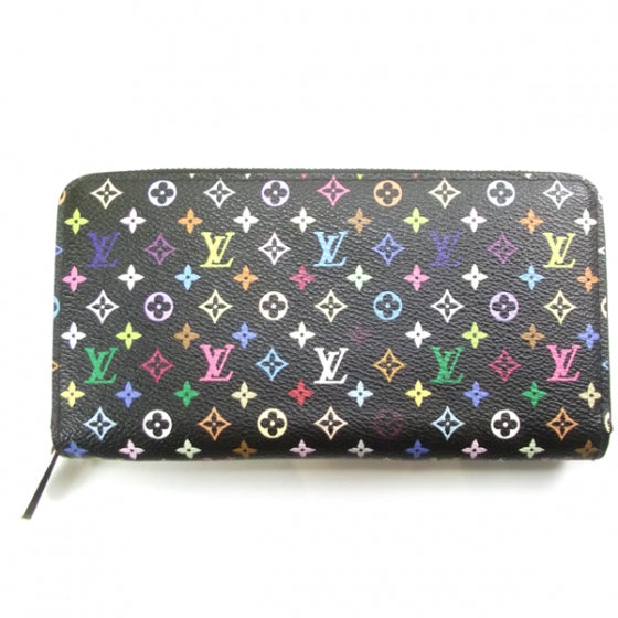 Monogram Multicolor Zippy Wallet Black