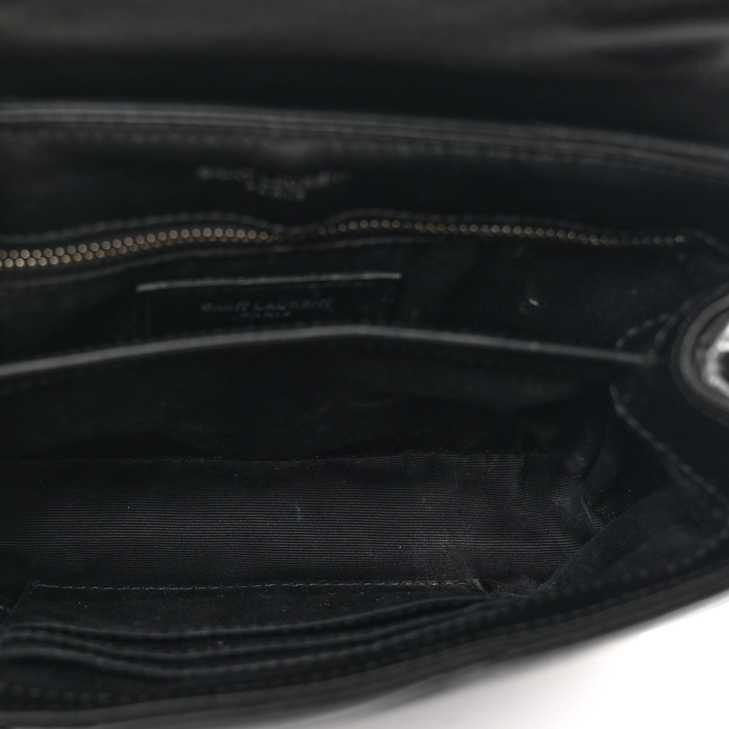 Calfskin Y Quilted Monogram Toy Loulou Crossbody Bag Black