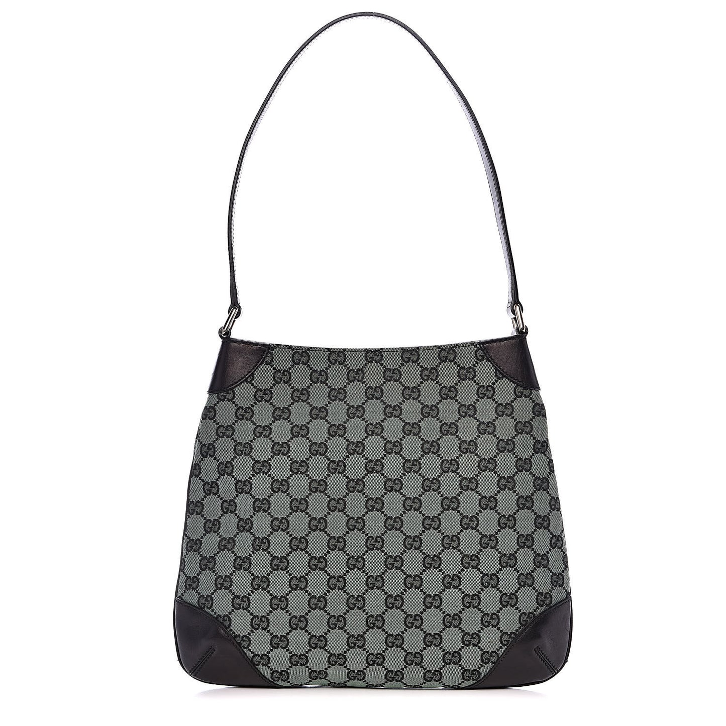 Monogram Signature Hobo Shoulder Bag Green