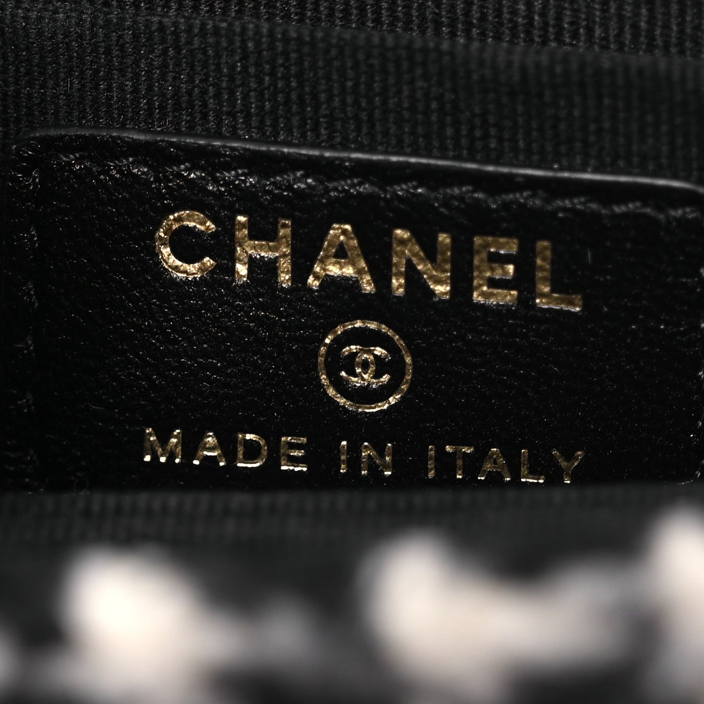 Tweed Houndstooth Quilted Mini Accordion Clutch With Chain White Black