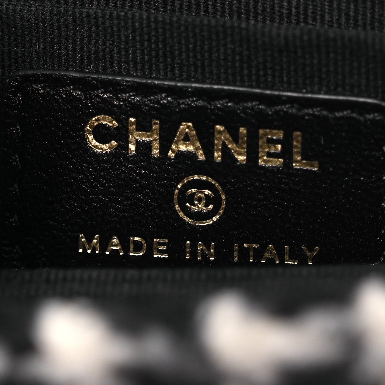 Chanel Tweed Houndstooth Quilted Mini Accordion Clutch With Chain White Black 7 of 13