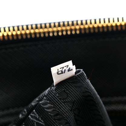 Prada Saffiano Small Galleria Double Zip Tote Black 7 of 12