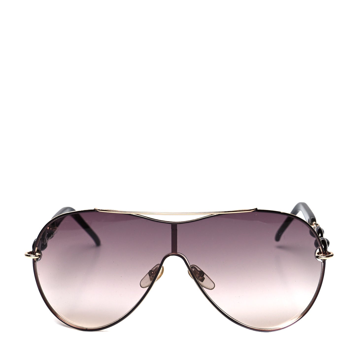 Marina Chain Aviator Sunglasses GG 4225/S Gold Black