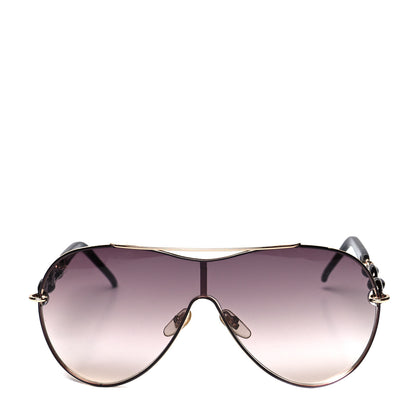 Gucci Marina Chain Aviator Sunglasses GG 4225/S Gold Black 2 of 6