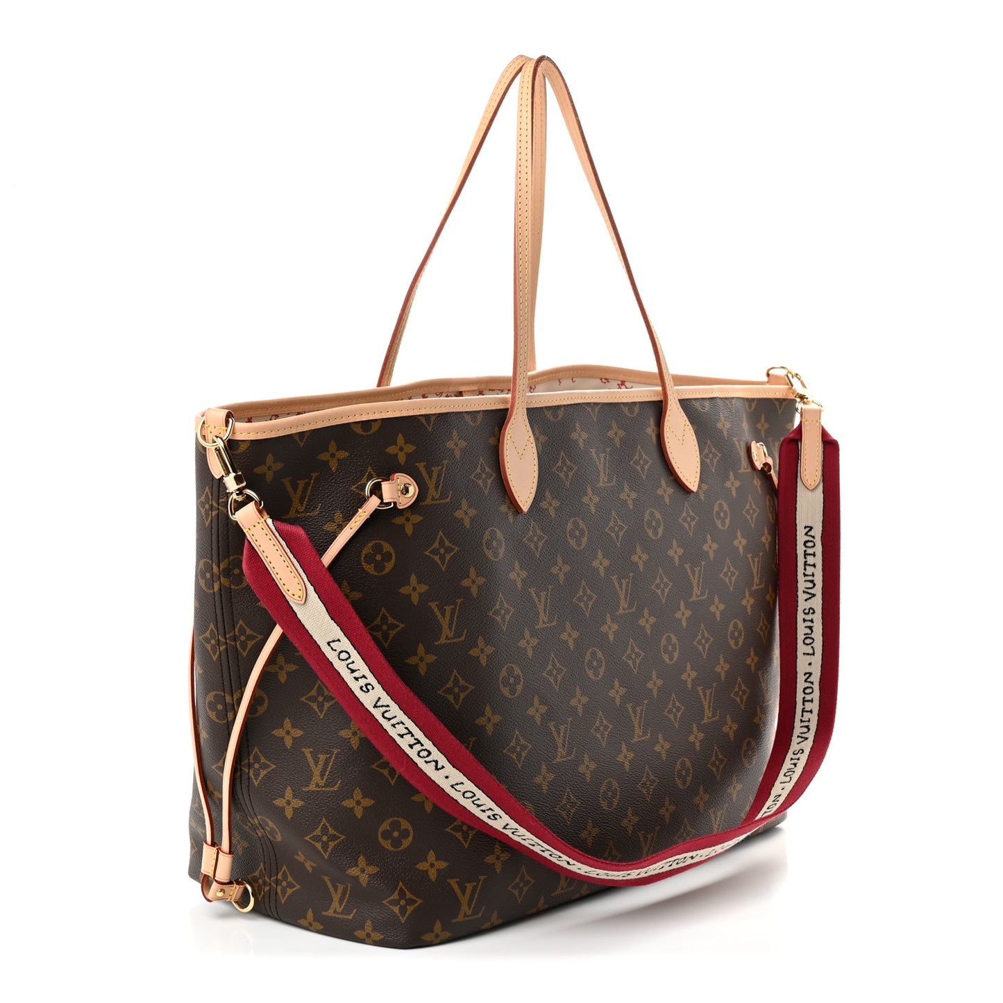Monogram LV Travels With Grace Coddington Inside Out Neverfull Bandouliere GM