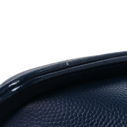 Chanel Caviar Chevron Quilted Medium Boy Flap Navy 15 of 15