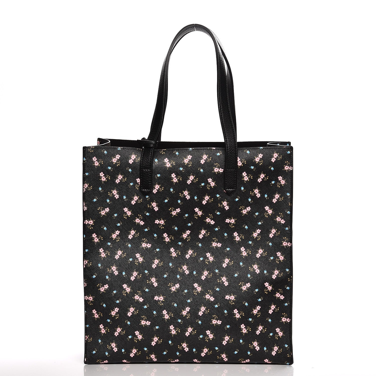 Givenchy Coated Canvas Hibiscus Print Medium Stargate Shopper Tote Black Multicolor 3 of 8