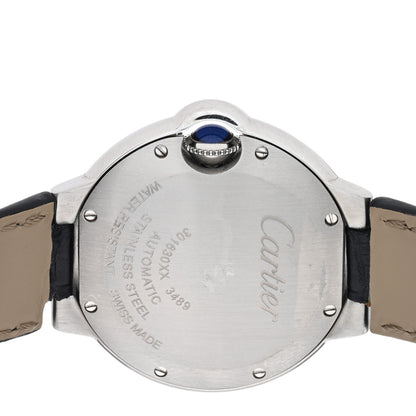 Cartier Stainless Steel Alligator 33mm Ballon Bleu De Cartier Automatic Watch 4 of 5
