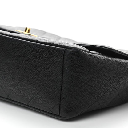 Chanel Caviar Quilted Maxi Single Flap Black 10 of 11