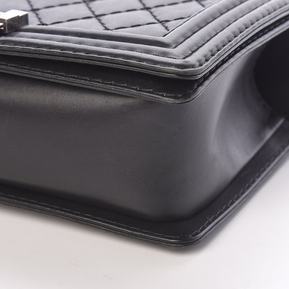 Chanel Calfskin Stitched Medium Boy Flap Black 9 of 9