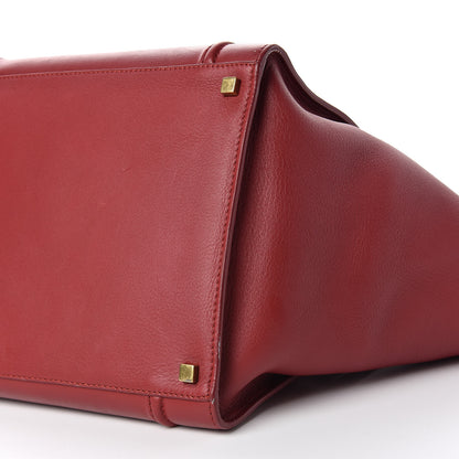 Celine Supple Calfskin Medium Phantom Luggage Red 6 of 17