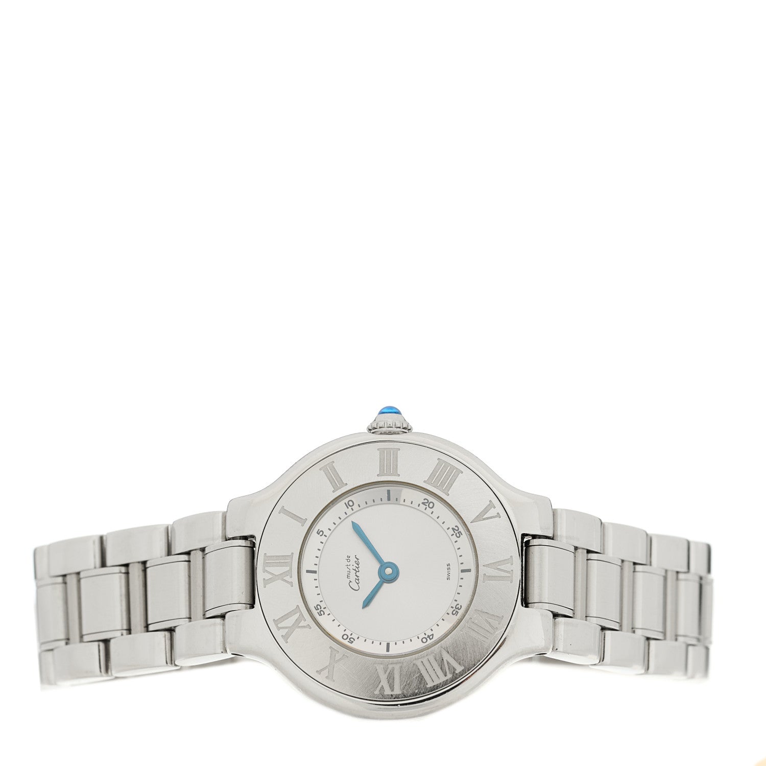 Cartier Stainless Steel 28mm Must De 21 Quartz Watch 2 of 4