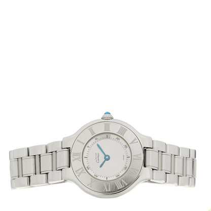 Cartier Stainless Steel 28mm Must De 21 Quartz Watch 2 of 4