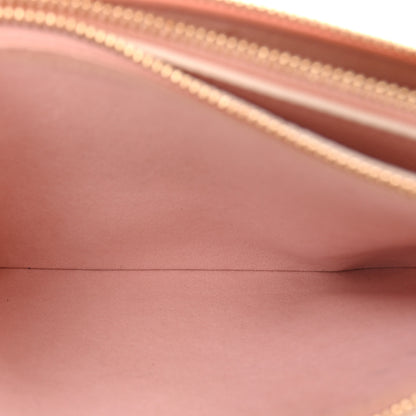 Louis Vuitton Empreinte Monogram Double Zip Pochette Rose 6 of 10