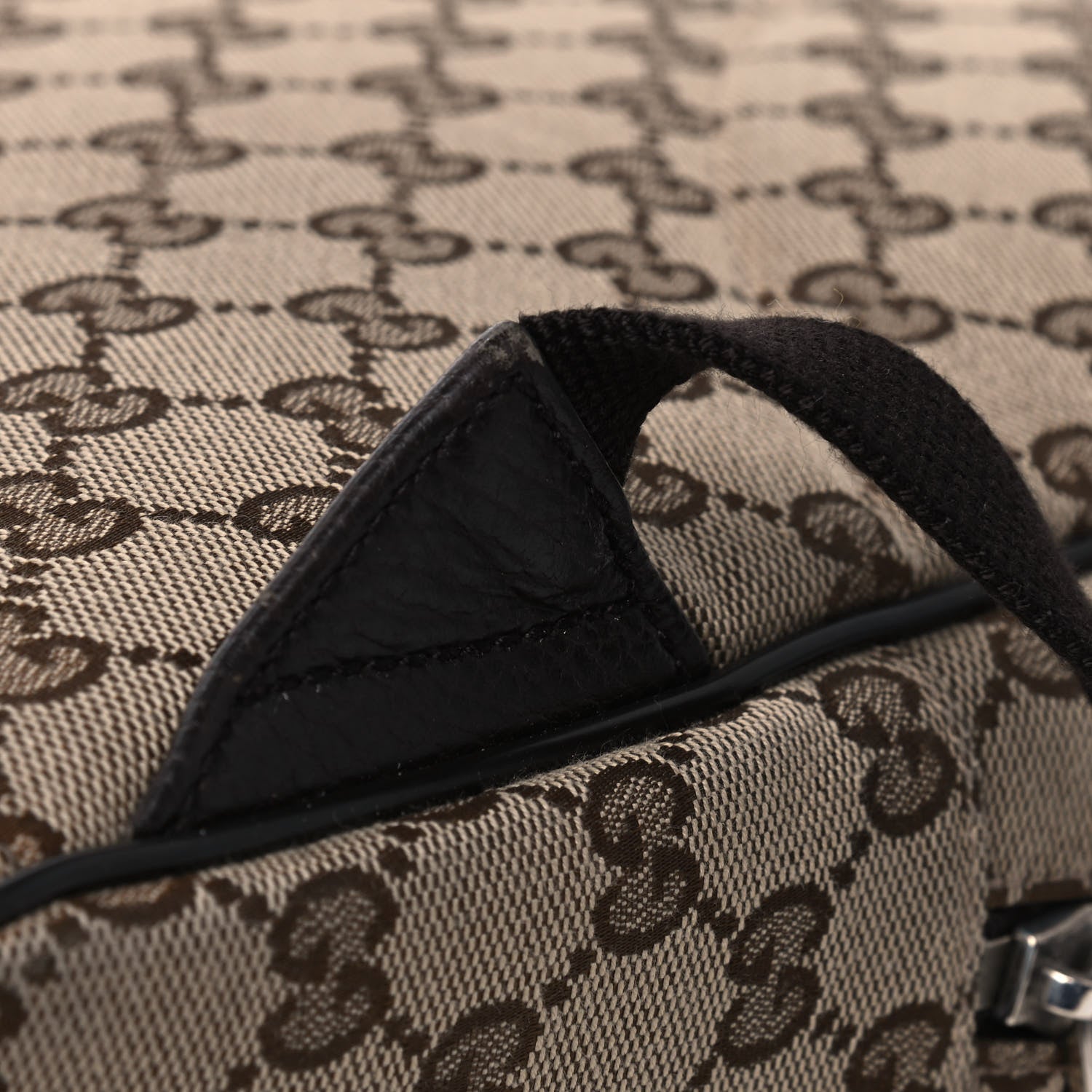 Gucci Monogram Travel Backpack Dark Brown 7 of 10