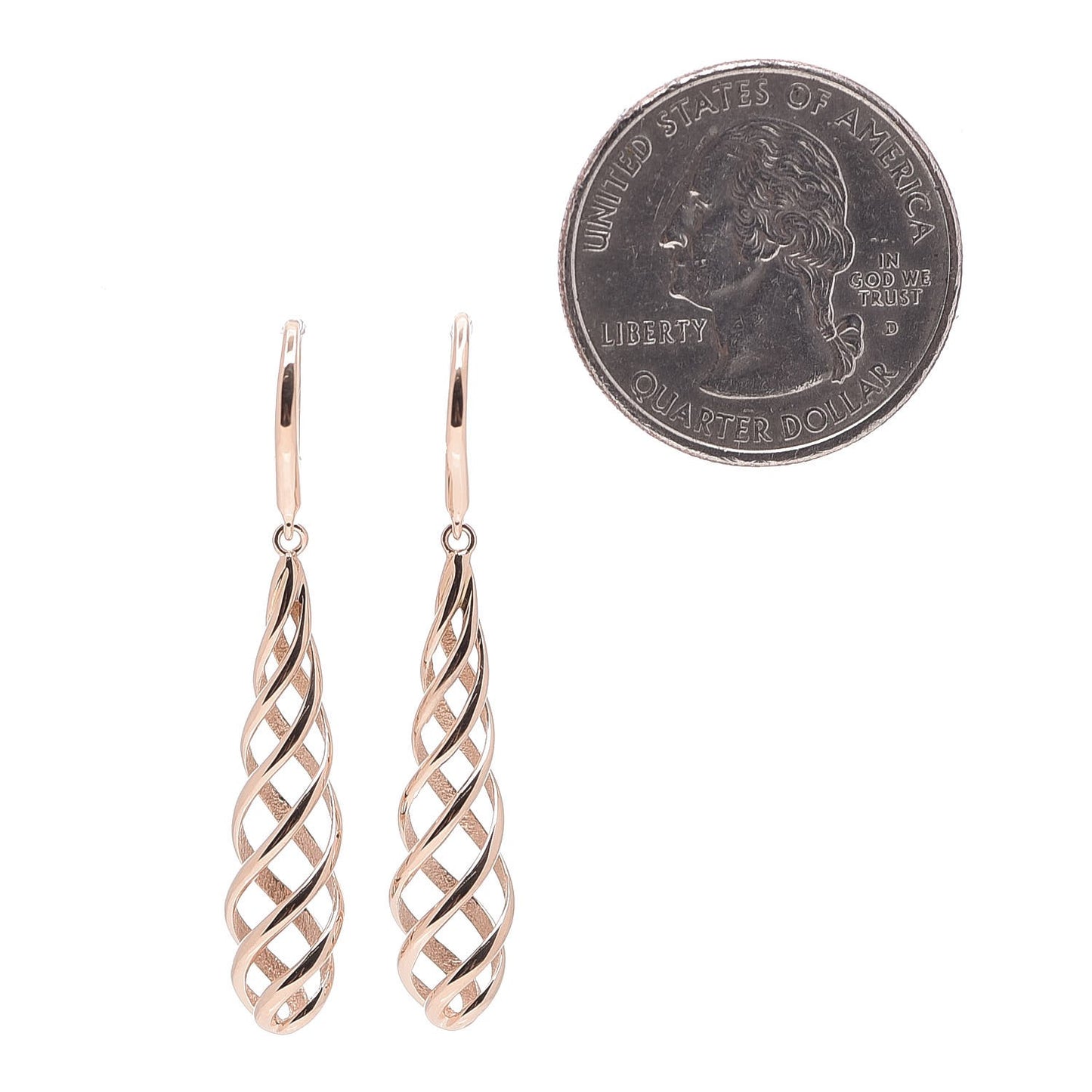 18K Rose Gold Venezia Luce Earrings