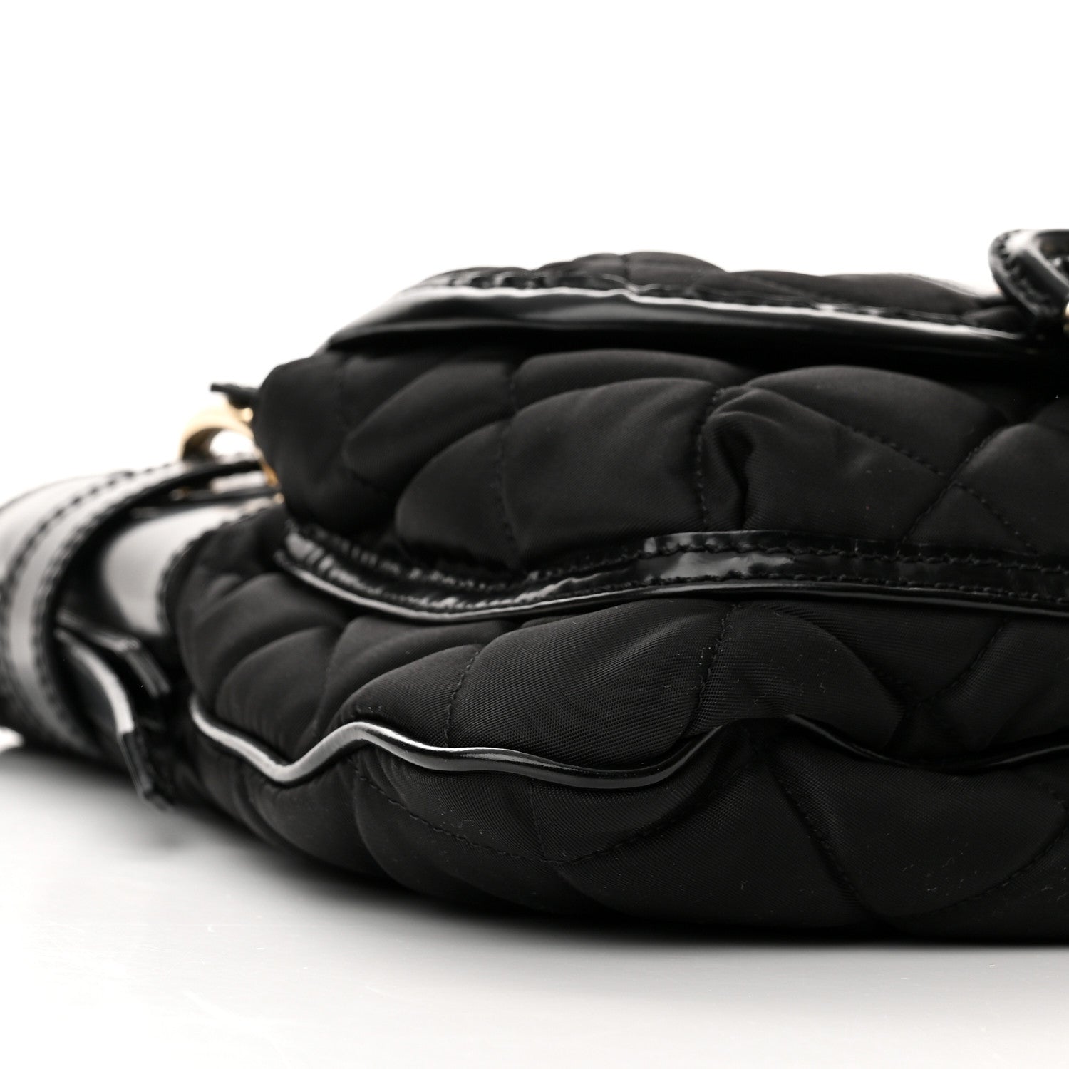 Burberry Nylon Calfskin Quilted Crossbody Bag Black 8 of 11