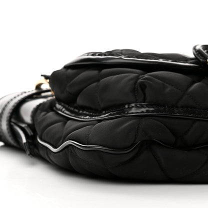 Burberry Nylon Calfskin Quilted Crossbody Bag Black 8 of 11