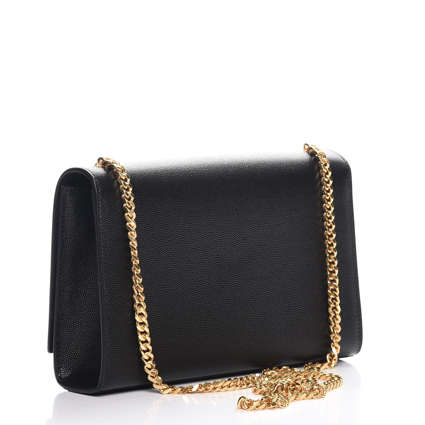 Grain De Poudre Medium Classic Monogram Kate Satchel Black