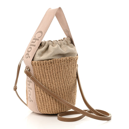 Chloe Natural Woven Fiber Small Woody Basket Blushy Beige 3 of 11