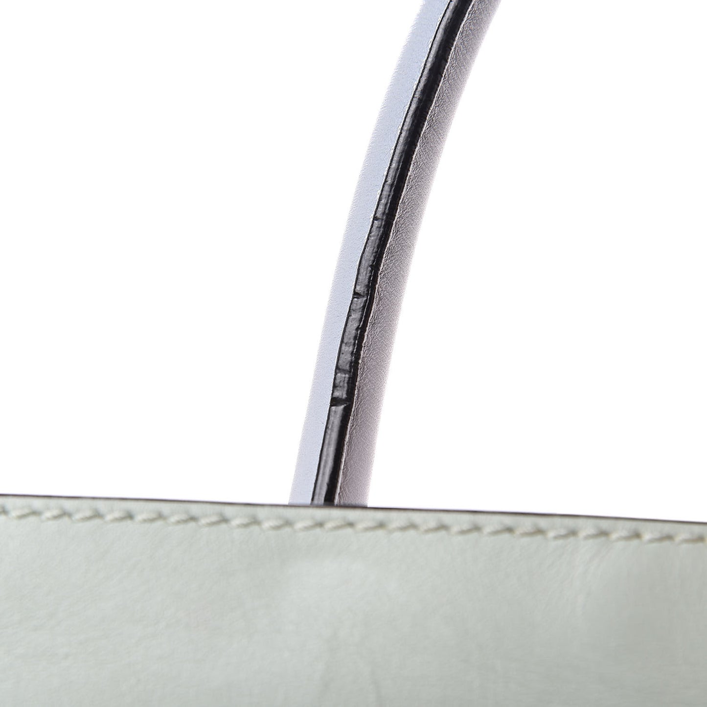 Vitello Watercolor Rockstud Double Handle Tote Rose Green Yellow Sky