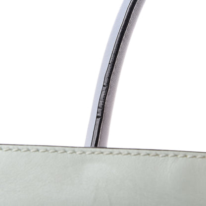 Valentino Garavani Vitello Watercolor Rockstud Double Handle Tote Rose Green Yellow Sky 12 of 16